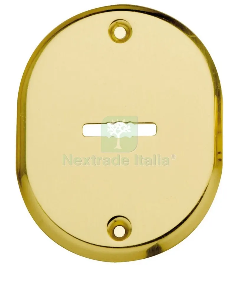 BOCCHETTA CON FORI D.M. BRONZATA 70X90 MM — Serrature e cilindri — rif. FERX.94946