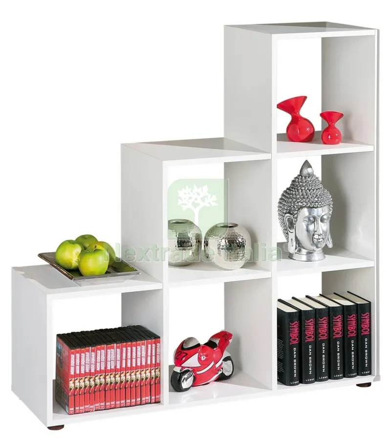 Libreria SCALA6 105X33XH109 CM Bianco — Arredo — rif. FERX.94979