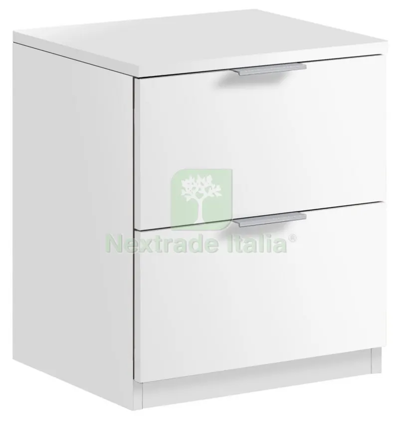 KIT COMODINO 2 CASSETTI 46X38X34 BIANCO — Arredo — rif. FERX.95009 KIT COMODINO 2 CASSETTI 46X38X34 BIANCO — Arredo — rif. FERX.95009