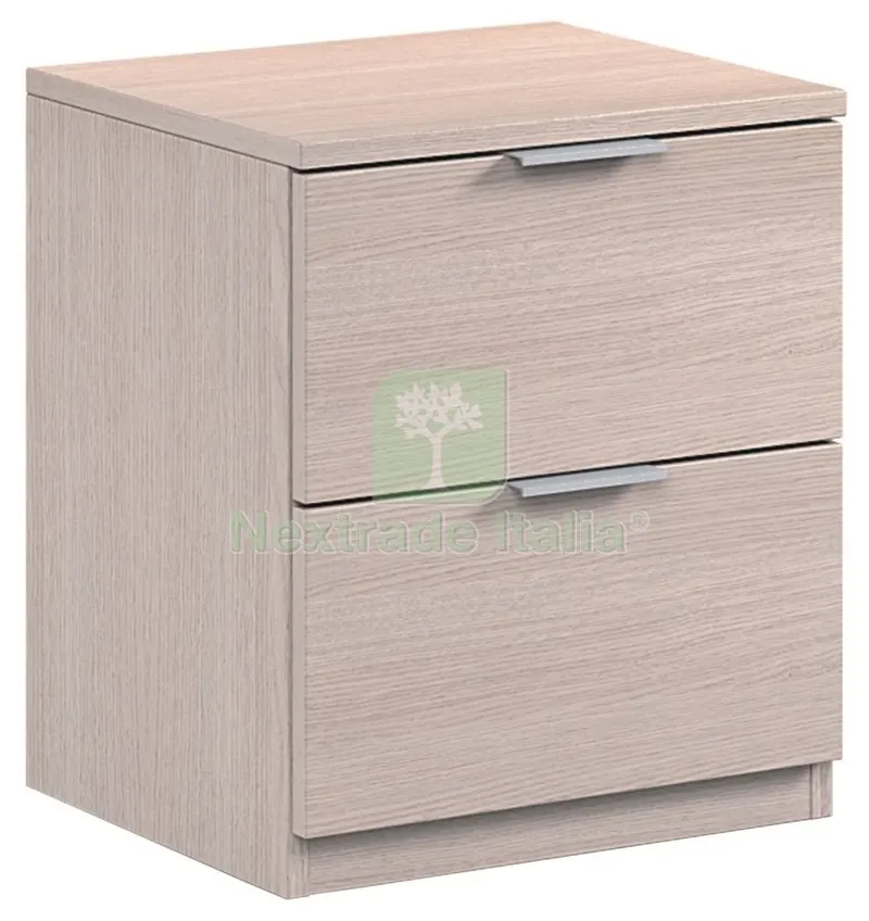 Kit Comodino 2 Cassetti 46X38X34 Rovere Chiaro — Arredo — rif. FERX.95010 Kit Comodino 2 Cassetti 46X38X34 Rovere Chiaro — Arredo — rif. FERX.95010