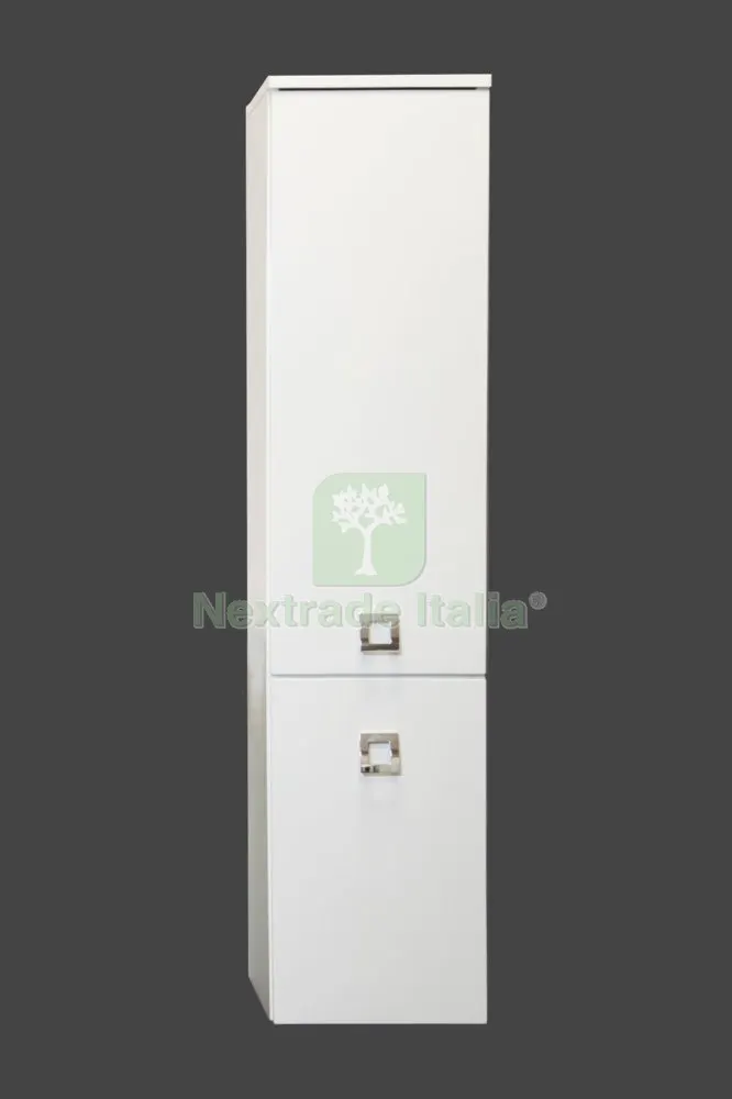 Colonna Bagno Sospesa "brillo" 2 Ante CM 33X33X145H Bianco Ludico — Accessori bagno — rif. FERX.95019 Colonna Bagno Sospesa "brillo" 2 Ante CM 33X33X145H Bianco Ludico — Accessori bagno — rif. FERX.95019