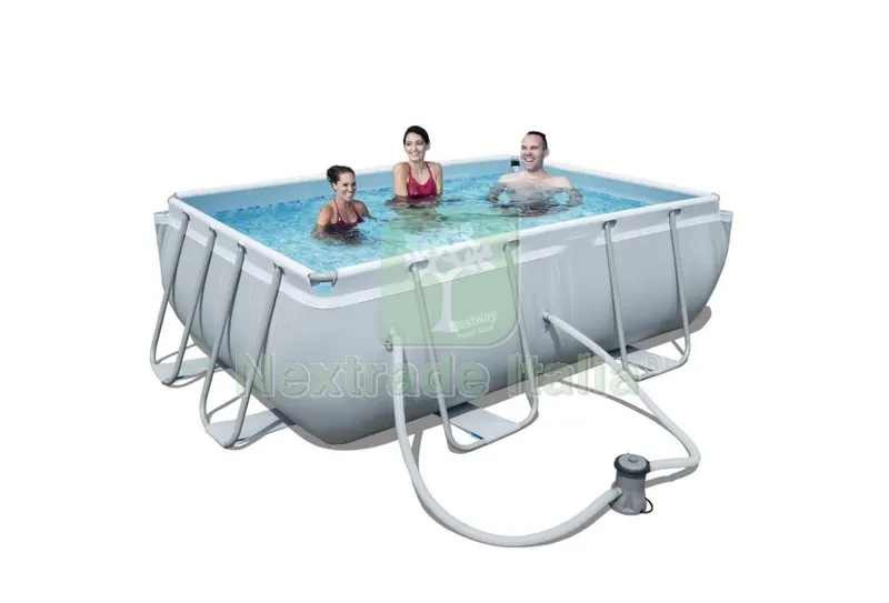 Piscina con Telaio e Pompa 282X196XH84 CM 56629 — Tempo libero outdoor — rif. FERX.95056
