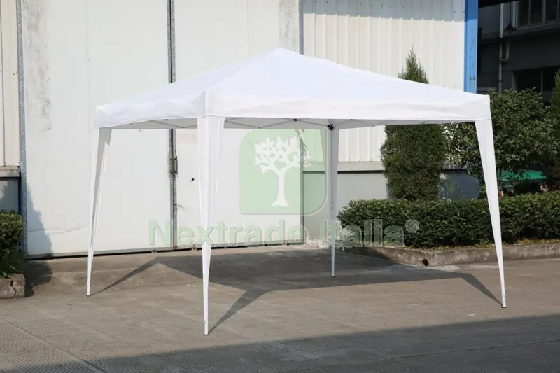Gazebo "rapid" Ripieghevole Struttura in Alluminio MT 3X3 Bianco — Gazebo e strutture giardino — rif. FERX.95072 Gazebo "rapid" Ripieghevole Struttura in Alluminio MT 3X3 Bianco — Gazebo e strutture giardino — rif. FERX.95072