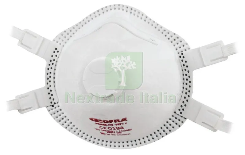 10PZ Mascherina di Protezione FFP3 con Valvola di Espirazione M010-K131A — Protezioni corpo — rif. FERX.95088 10PZ Mascherina di Protezione FFP3 con Valvola di Espirazione M010-K131A — Protezioni corpo — rif. FERX.95088