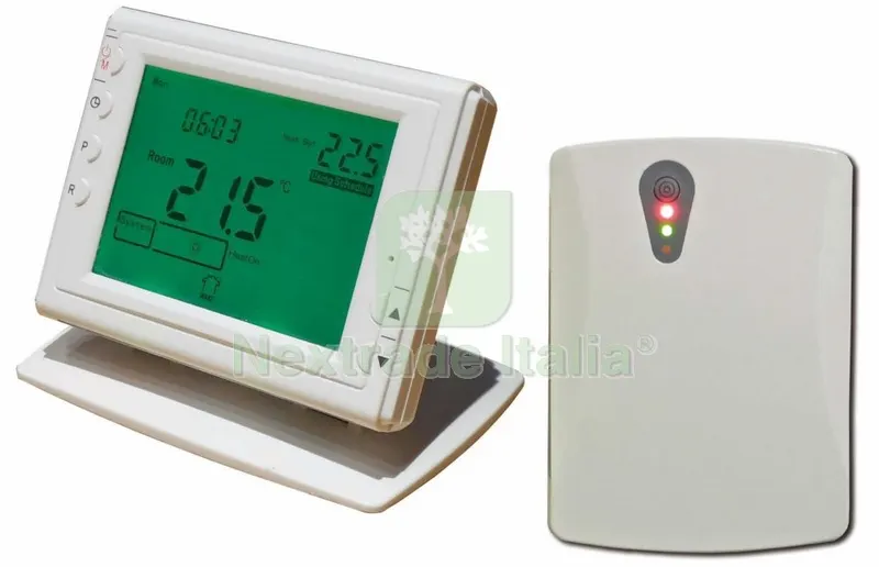 Cronotermostato Digitale Wireless Programmazione Giornaliera e Settimanale — Caldaie e radiatori — rif. FERX.95095