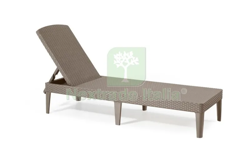 Allibert Lettino 'jaipur' Cappuccino Senza Cuscino CM 187X58 H 29 CM — Tempo libero outdoor — rif. FERX.95138 Allibert Lettino 'jaipur' Cappuccino Senza Cuscino CM 187X58 H 29 CM — Tempo libero outdoor — rif. FERX.95138
