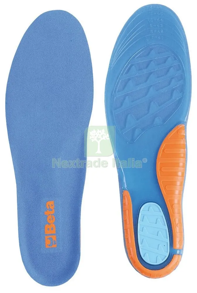 10PZ SOLETTE PER SCARPE IN GEL CON EFFETTO AMMORTIZZANTE 7398U 'BETA' N.36-40+41-46 — Calzature antinfortunistiche — rif. FERX.95158 10PZ SOLETTE PER SCARPE IN GEL CON EFFETTO AMMORTIZZANTE 7398U 'BETA' N.36-40+41-46 — Calzature antinfortunistiche — rif. FERX.95158