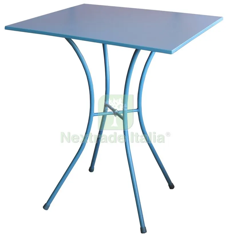 Tavolo in Acciaio "luna" CM 60X60 H72 CM Azzurro — Casalinghi e organizzazione — rif. FERX.95208 Tavolo in Acciaio "luna" CM 60X60 H72 CM Azzurro — Casalinghi e organizzazione — rif. FERX.95208