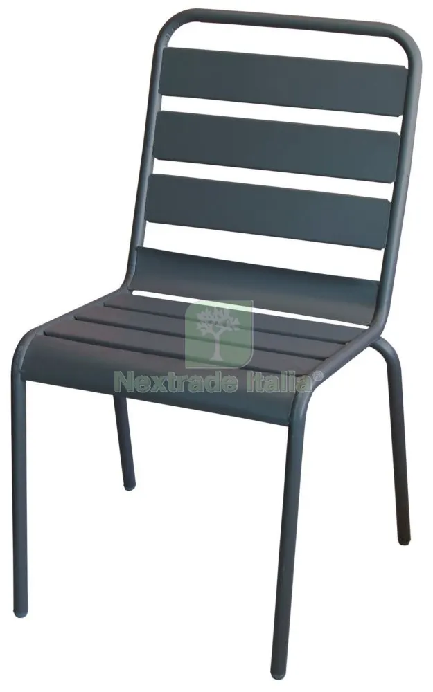 Sedia in Acciaio "luna" Antracite Dimensioni CM 46X64 H 84 CM — Arredo — rif. FERX.95209 Sedia in Acciaio "luna" Antracite Dimensioni CM 46X64 H 84 CM — Arredo — rif. FERX.95209