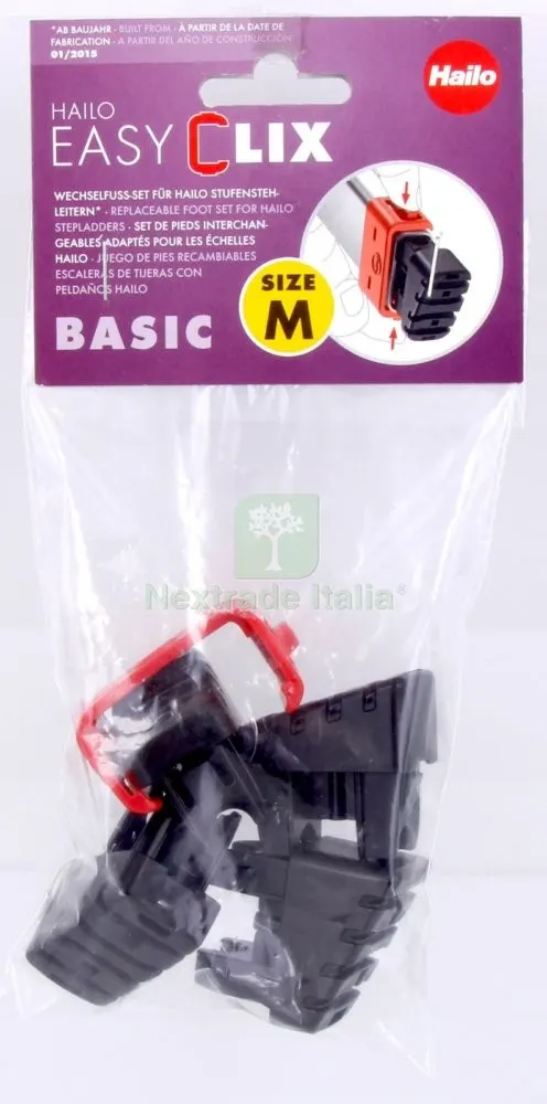 HAILO KIT 4 PIEDINI M X L40 GR 3-4 — Casalinghi e organizzazione — rif. FERX.95231 HAILO KIT 4 PIEDINI M X L40 GR 3-4 — Casalinghi e organizzazione — rif. FERX.95231