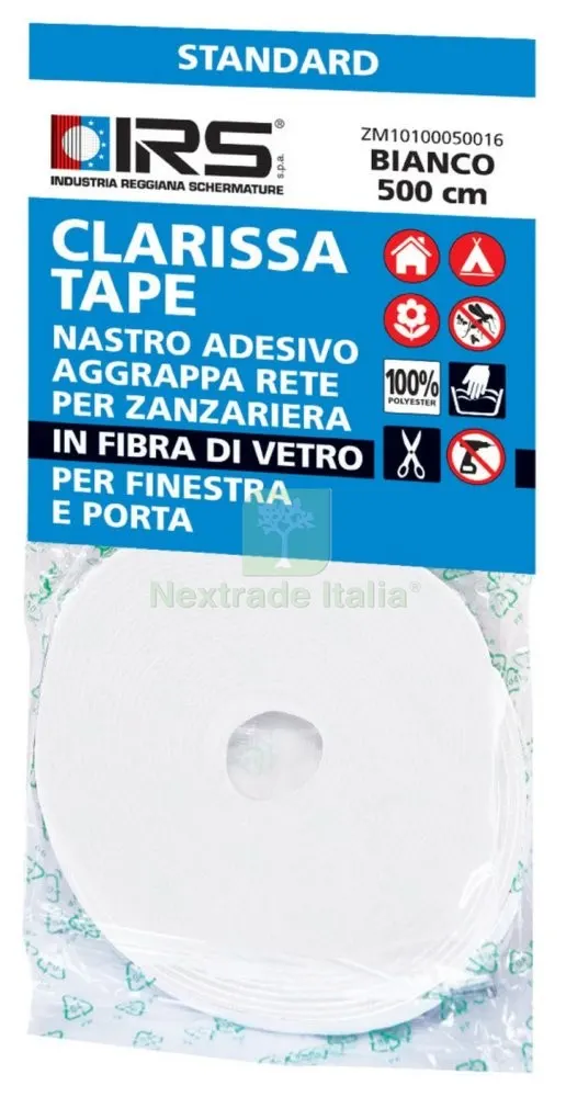 NASTRO AGGRAPPA RETE ZANZARIERA 5 M BIANCO — Tende e zanzariere — rif. FERX.953 NASTRO AGGRAPPA RETE ZANZARIERA 5 M BIANCO — Tende e zanzariere — rif. FERX.953