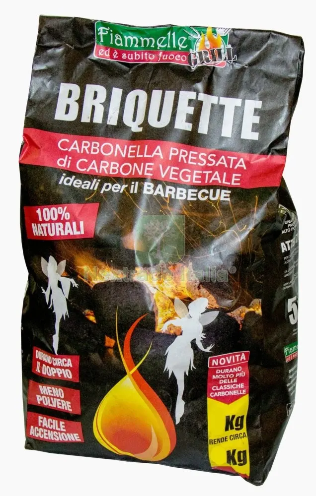 Briquette di Carbone in Sacchi da 3 KG — Tempo libero outdoor — rif. FERX.95349