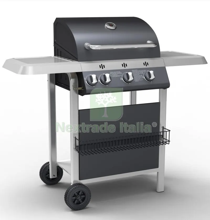 Barbecue a GAS 3 Fuochi con Fornello H16023B — Tempo libero outdoor — rif. FERX.95370 Barbecue a GAS 3 Fuochi con Fornello H16023B — Tempo libero outdoor — rif. FERX.95370