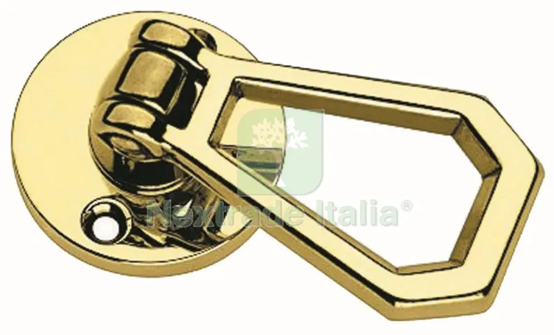 10PZ MANIGLIA A PENDOLO F0286 O.L. CON ROSETTA Ø 45 MM — Maniglie e pomelli — rif. FERX.95378 10PZ MANIGLIA A PENDOLO F0286 O.L. CON ROSETTA Ø 45 MM — Maniglie e pomelli — rif. FERX.95378