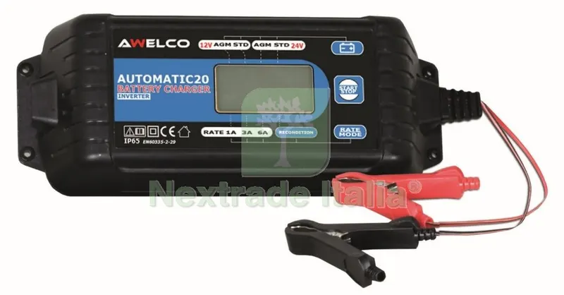 CARICABATTERIE AUTOMATIC 20 MODELLO AW40068 — Batterie e caricabatterie — rif. FERX.95422 CARICABATTERIE AUTOMATIC 20 MODELLO AW40068 — Batterie e caricabatterie — rif. FERX.95422
