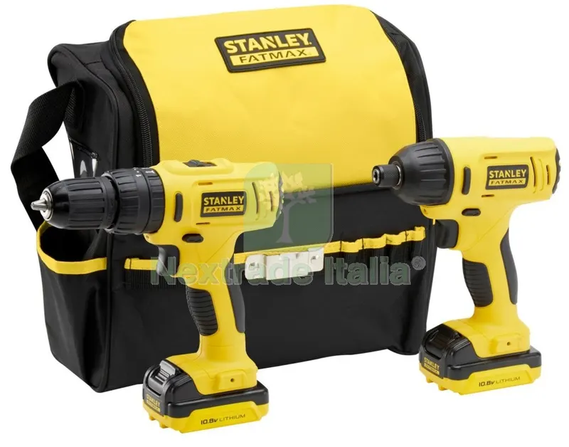Fatmax Superkit Trapano a Percussione 1+1 2 Batterie 10,8V 1,5 Ah FMCK062SS2 — Trapani e avvitatori — rif. FERX.95450 Fatmax Superkit Trapano a Percussione 1+1 2 Batterie 10,8V 1,5 Ah FMCK062SS2 — Trapani e avvitatori — rif. FERX.95450