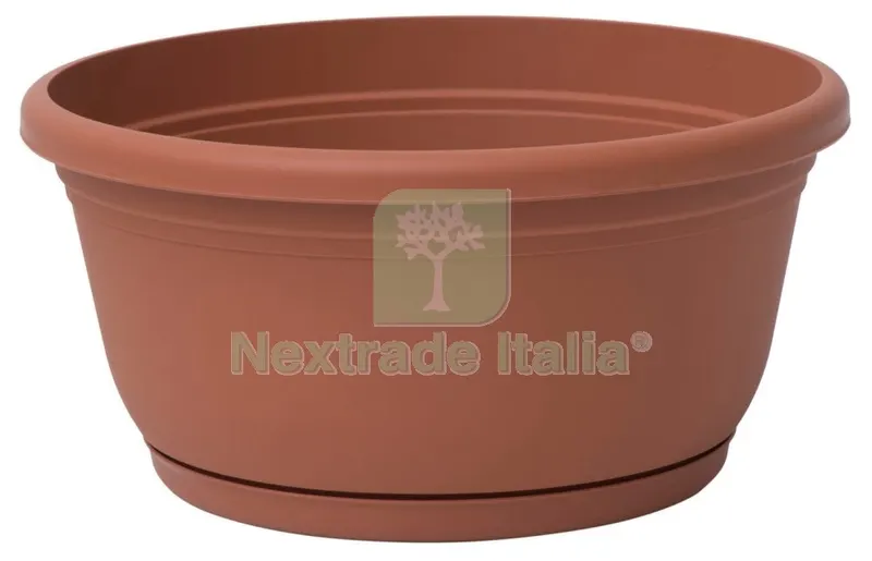 CIOTOLA IN PLASTICA PER FIORI E PIANTINE UNICA CON SOTTOVASO CM 30 — Vasi e fioriere — rif. FERX.95471 CIOTOLA IN PLASTICA PER FIORI E PIANTINE UNICA CON SOTTOVASO CM 30 — Vasi e fioriere — rif. FERX.95471
