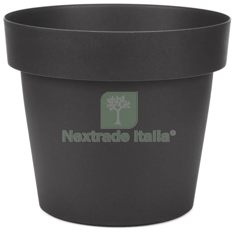 12PZ Vaso Melrose in Plastica per Fiori e Piantine 25X22H Antracite — Vasi e fioriere — rif. FERX.95513 12PZ Vaso Melrose in Plastica per Fiori e Piantine 25X22H Antracite — Vasi e fioriere — rif. FERX.95513