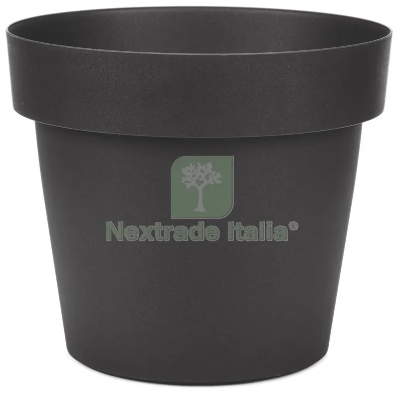 6PZ Vaso Melrose in Plastica per Fiori e Piantine 40X34H Antracite — Vasi e fioriere — rif. FERX.95522 6PZ Vaso Melrose in Plastica per Fiori e Piantine 40X34H Antracite — Vasi e fioriere — rif. FERX.95522