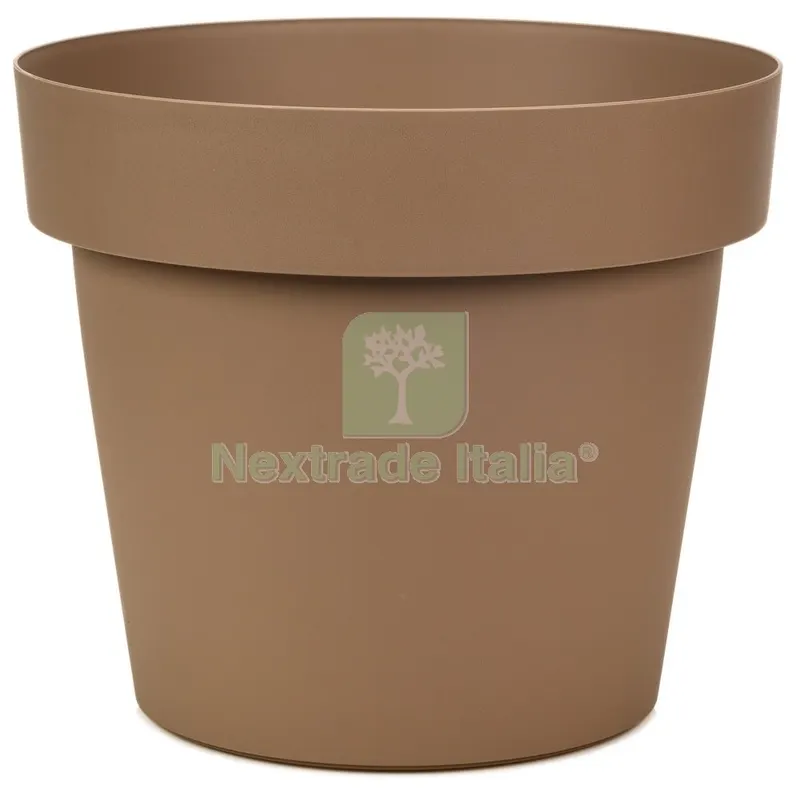6PZ Vaso Melrose in Plastica per Fiori e Piantine 50X41H Mocca — Vasi e fioriere — rif. FERX.95526 6PZ Vaso Melrose in Plastica per Fiori e Piantine 50X41H Mocca — Vasi e fioriere — rif. FERX.95526