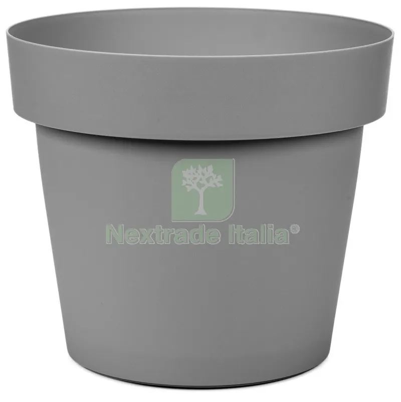 6PZ Vaso Melrose in Plastica per Fiori e Piantine 50X41H Grigio — Vasi e fioriere — rif. FERX.95527