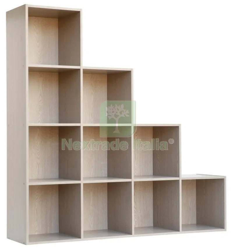 Libreria Cubo 10 121X29,5XH121 CM Frassino — Arredo — rif. FERX.95621 Libreria Cubo 10 121X29,5XH121 CM Frassino — Arredo — rif. FERX.95621