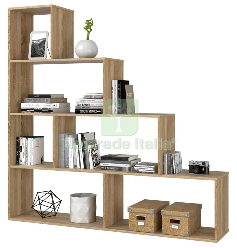 Kit Libreria Klum 145X29XH145 CM Rovere Canadian — Arredo — rif. FERX.95685