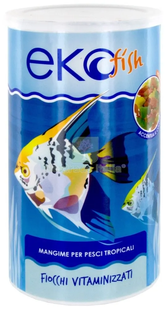 Ekofish Pesci Tropicali ML 1000 GR 200 Nutriente e Mangime per Pesci — Mangimi e alimentazione — rif. FERX.95705 Ekofish Pesci Tropicali ML 1000 GR 200 Nutriente e Mangime per Pesci — Mangimi e alimentazione — rif. FERX.95705
