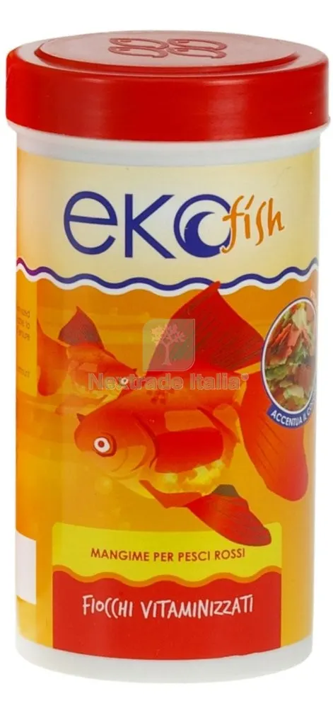 12PZ Ekofish Pesci Rossi ML 100 GR 20 Nutriente e Mangime per Pesci — Mangimi e alimentazione — rif. FERX.95706 12PZ Ekofish Pesci Rossi ML 100 GR 20 Nutriente e Mangime per Pesci — Mangimi e alimentazione — rif. FERX.95706