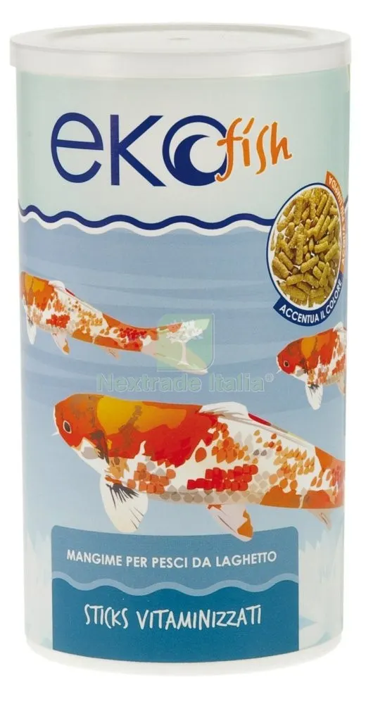 Ekofish Laghetto Stick ML 1000 GR 100 Nutriente e Mangime per Pesci — Mangimi e alimentazione — rif. FERX.95717 Ekofish Laghetto Stick ML 1000 GR 100 Nutriente e Mangime per Pesci — Mangimi e alimentazione — rif. FERX.95717