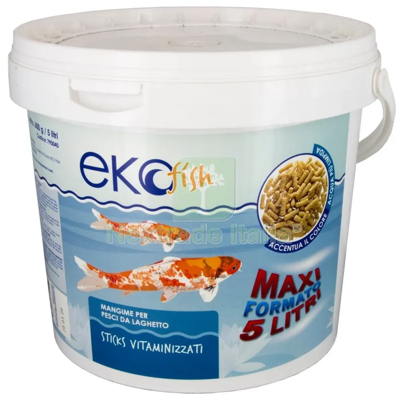 Ekofish Laghetto Stick LT 5 GR 500 Nutriente e Mangime per Pesci — Mangimi e alimentazione — rif. FERX.95718 Ekofish Laghetto Stick LT 5 GR 500 Nutriente e Mangime per Pesci — Mangimi e alimentazione — rif. FERX.95718