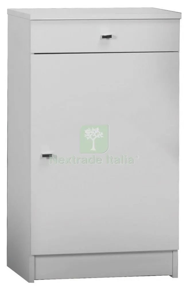 Mobile Bianco Laccato 1 Anta + 1 Cassetto CM 46X34X80H 222TL — Tubi e raccordi — rif. FERX.95725