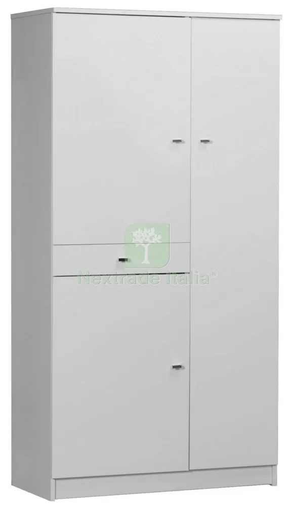 Mobile 3 Ante +1 Cassetto 77X34X147 Bianco Laccato 322TL — Scarichi e sifoni — rif. FERX.95728 Mobile 3 Ante +1 Cassetto 77X34X147 Bianco Laccato 322TL — Scarichi e sifoni — rif. FERX.95728