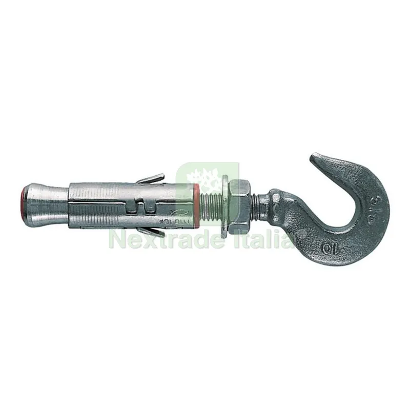 50PZ FISCHER TASSELLI SLM. 8 CON GANCIO — Tasselli e ancoraggi — rif. FERX.9577
