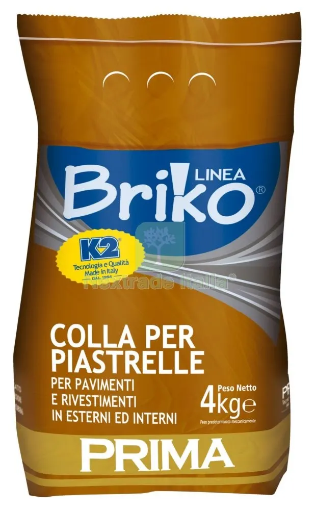 4PZ LINEA BRIKO COLLA PIASTRELLE EXTRA PER RIPARAZIONI E INCOLLAGGIO DA KG 4 — Adesivi e sigillanti — rif. FERX.95790 4PZ LINEA BRIKO COLLA PIASTRELLE EXTRA PER RIPARAZIONI E INCOLLAGGIO DA KG 4 — Adesivi e sigillanti — rif. FERX.95790