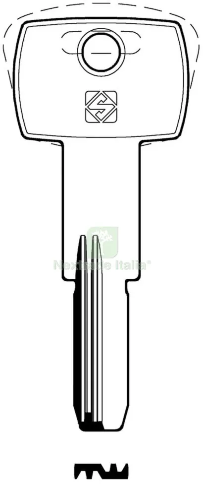 5PZ CHIAVI SILCA PUNZONATE IBF3R OLC GR 6/2 — Serrature e cilindri — rif. FERX.95872