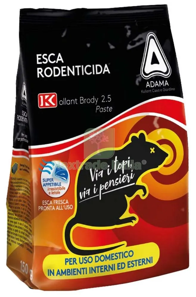 ESCA TOPICIDA FRESCA BRODY 2.5 150 G ROSSO — Disinfestazione e controllo nocivi — rif. FERX.95907 ESCA TOPICIDA FRESCA BRODY 2.5 150 G ROSSO — Disinfestazione e controllo nocivi — rif. FERX.95907