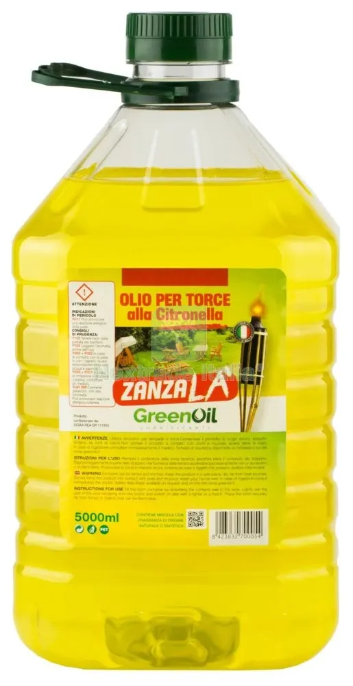 4PZ Olio di Citronella per USO Esterno LT 5 per Ricariche e Lanterne — Tempo libero outdoor — rif. FERX.95925
