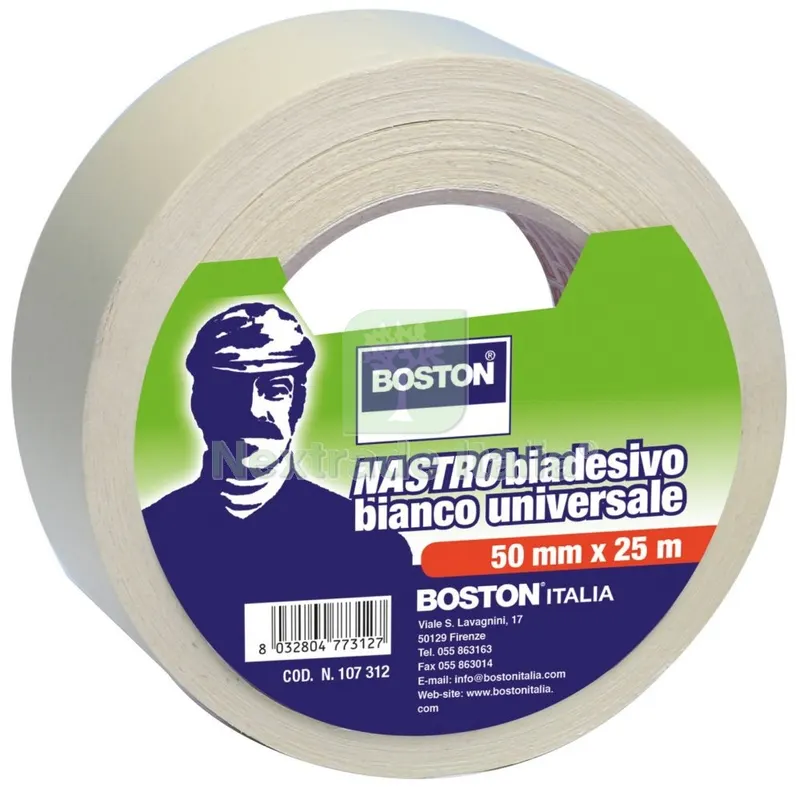 Nastro Biadesivo Boston per L'applicazione di Moquette ML 25X50 MM — Adesivi e sigillanti — rif. FERX.95953