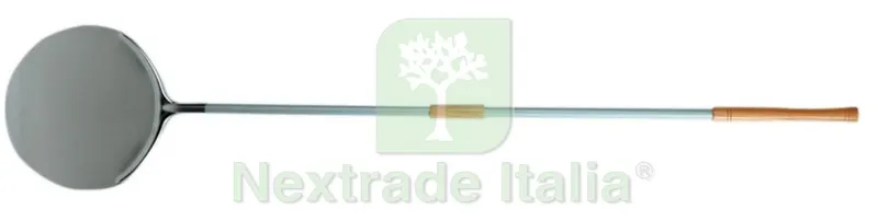 Pala Acciaio Inox per Pizza e Forno Diametro 30 CM Senza Manico — Attrezzi da giardino — rif. FERX.95973