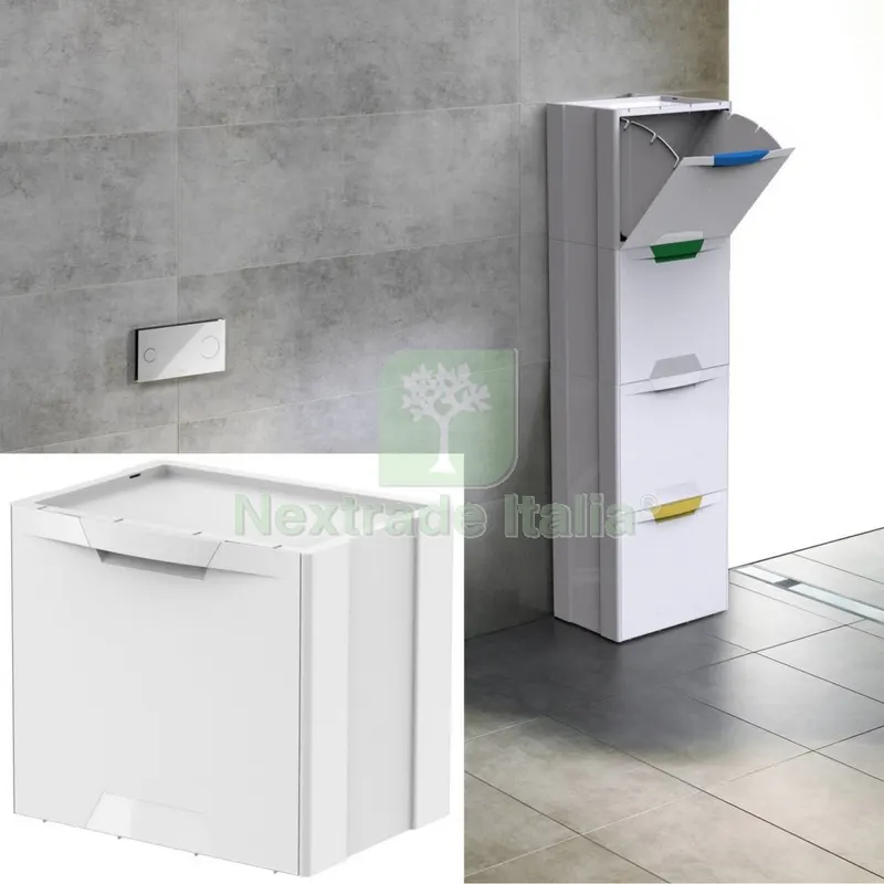 Pattumiera Meliconi "ecocubes" Impilabile LT 22 bianco — Casalinghi e organizzazione — rif. FERX.95984 Pattumiera Meliconi "ecocubes" Impilabile LT 22 bianco — Casalinghi e organizzazione — rif. FERX.95984