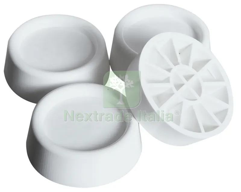 PIEDINI ANTIVIBRANTI PER LAVATRICE E ASCIUGATRICE (4PZ) PORTATA 250KG — Scarichi e sifoni — rif. FERX.95987 PIEDINI ANTIVIBRANTI PER LAVATRICE E ASCIUGATRICE (4PZ) PORTATA 250KG — Scarichi e sifoni — rif. FERX.95987