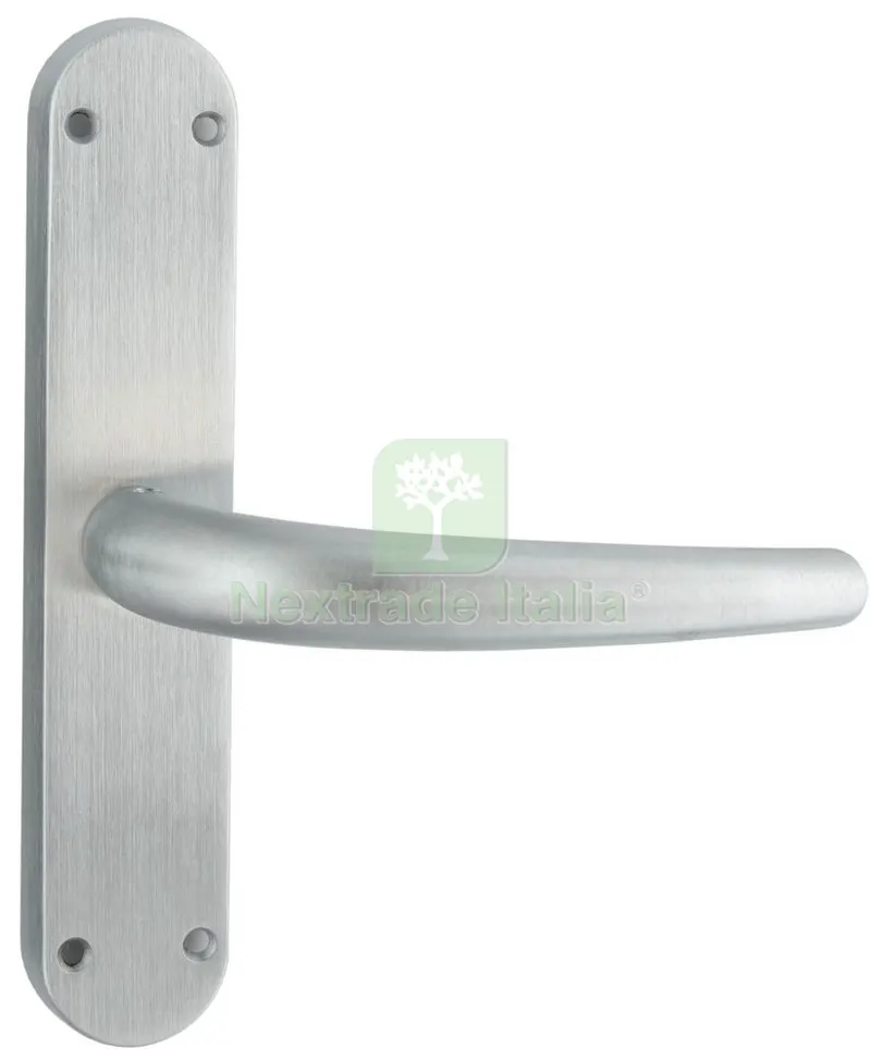 2PZ Cremonese Torino Impugnatura Maniglia con Foro, Finitura Cromo Satinato — Maniglie e pomelli — rif. FERX.96 2PZ Cremonese Torino Impugnatura Maniglia con Foro, Finitura Cromo Satinato — Maniglie e pomelli — rif. FERX.96
