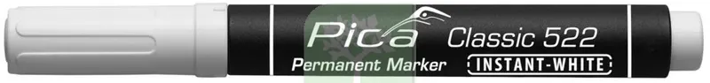 10PZ Pennarello Indelebile Pica Classic Instant White — Articoli per ufficio — rif. FERX.96017