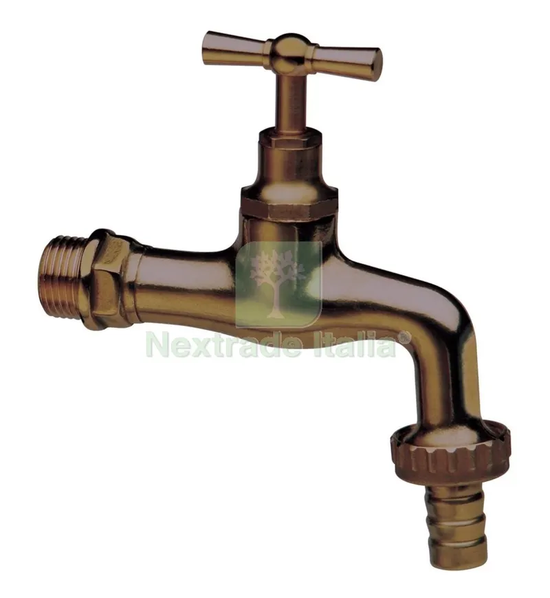 6PL PL RUBINETTO OTTONE ANTICATO 1/2" CON PORTAGOMMA — Tubi e raccordi — rif. FERX.96185 6PL PL RUBINETTO OTTONE ANTICATO 1/2" CON PORTAGOMMA — Tubi e raccordi — rif. FERX.96185