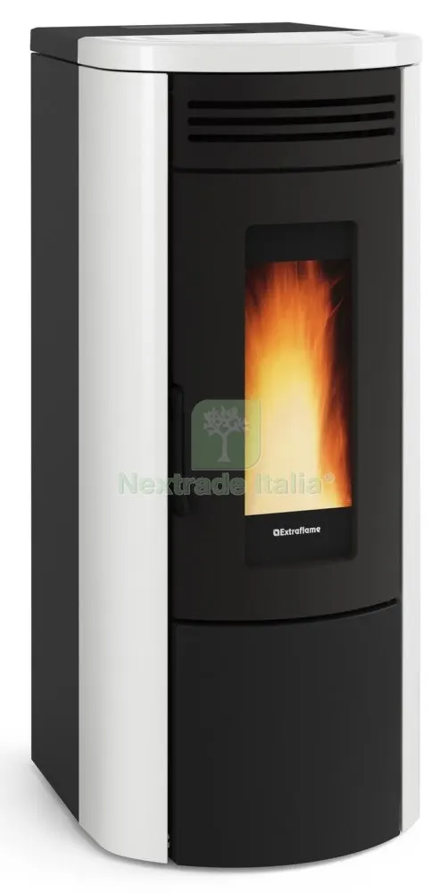 Stufa Pellet 18,7 KW Costanza Idro Bianco — Stufe e camini — rif. FERX.96239