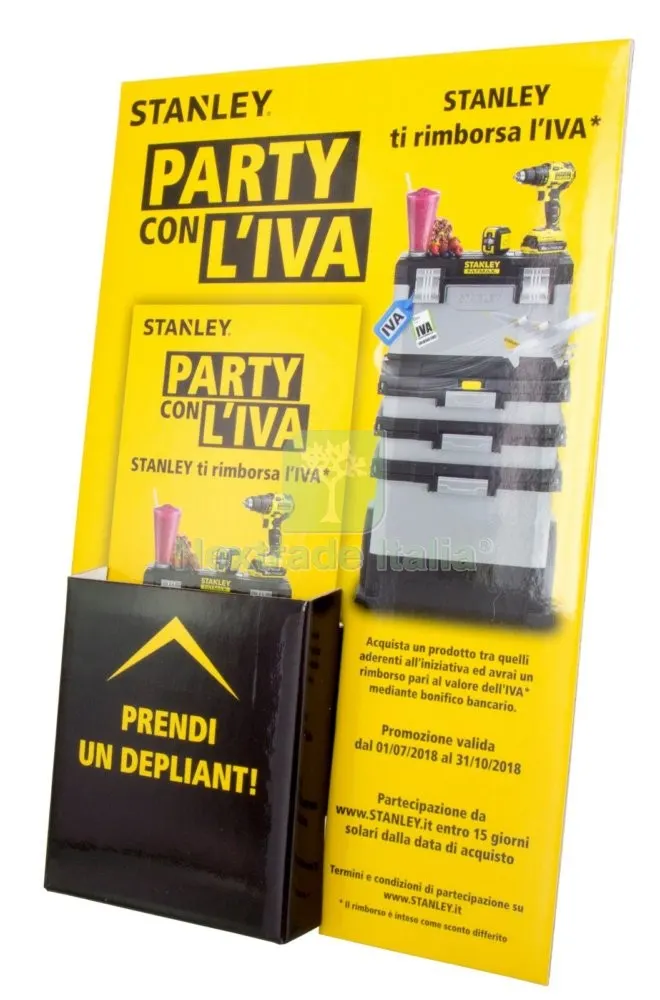 Dispenser Depliants "scontiamo L'iva" — Articoli per ufficio — rif. FERX.96243