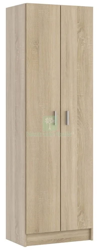 Kit Armadio 2 Ante Multiuso 5 Ripiani 59X37X180 Rovere Canadian — Arredo — rif. FERX.96248 Kit Armadio 2 Ante Multiuso 5 Ripiani 59X37X180 Rovere Canadian — Arredo — rif. FERX.96248