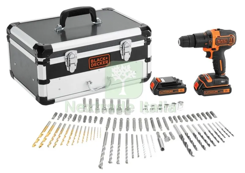 Trapano B&D 18VP/2 Batteria Modello BDC718AS2F — Trapani e avvitatori — rif. FERX.96267 Trapano B&D 18VP/2 Batteria Modello BDC718AS2F — Trapani e avvitatori — rif. FERX.96267