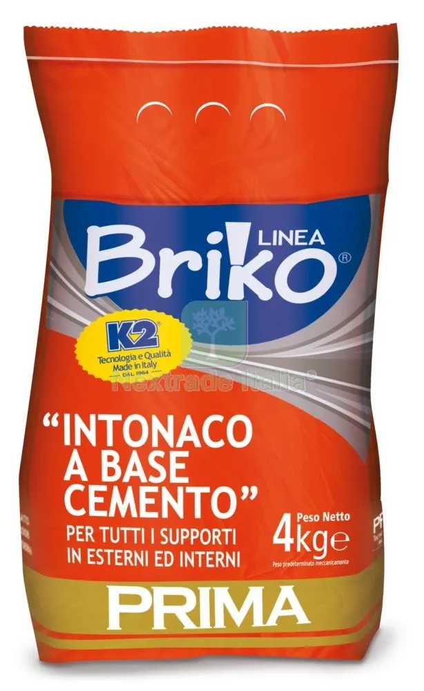 4PZ Linea Briko Intonaco a Base di Cemento per Esterni e Ripristino Murature da KG 4 — Cemento, malte e collanti edili — rif. FERX.96288